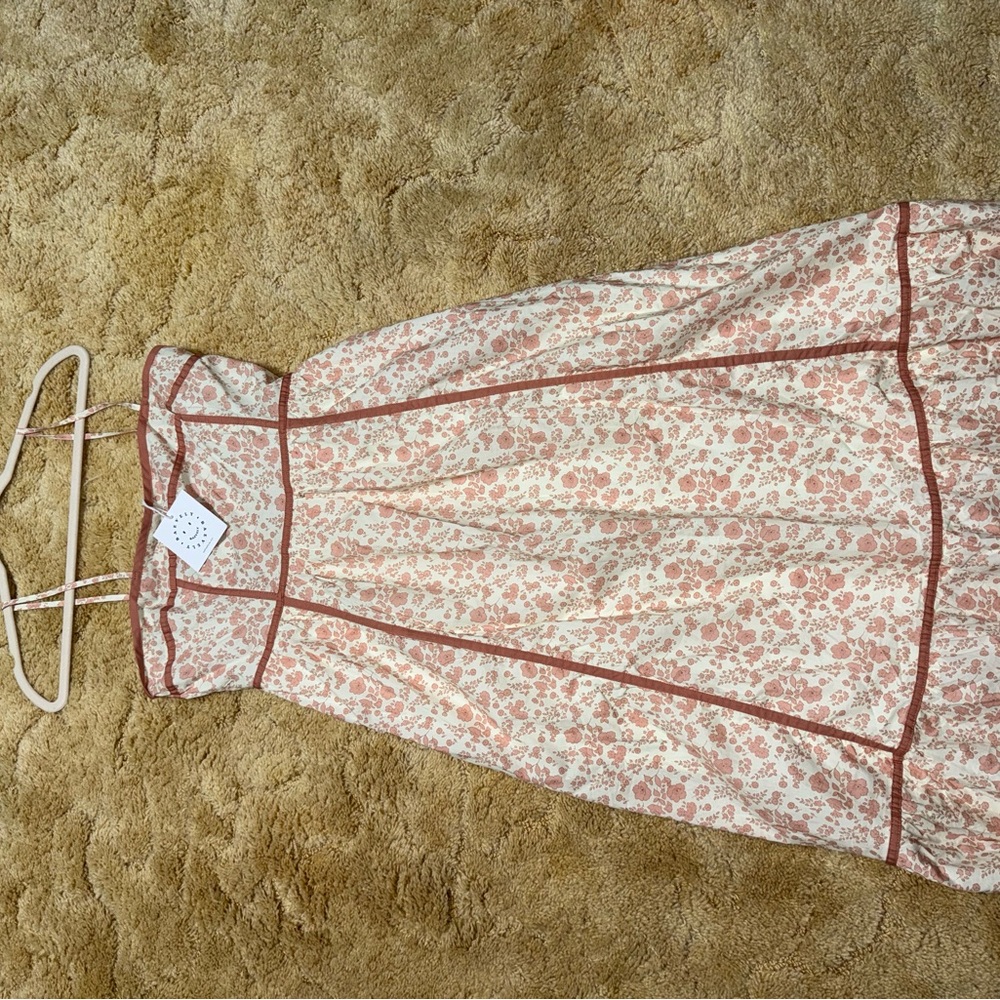 Floral Strapless Dress